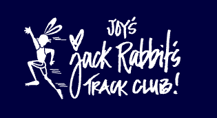 Joy’s Jack Rabbits Track Club logo